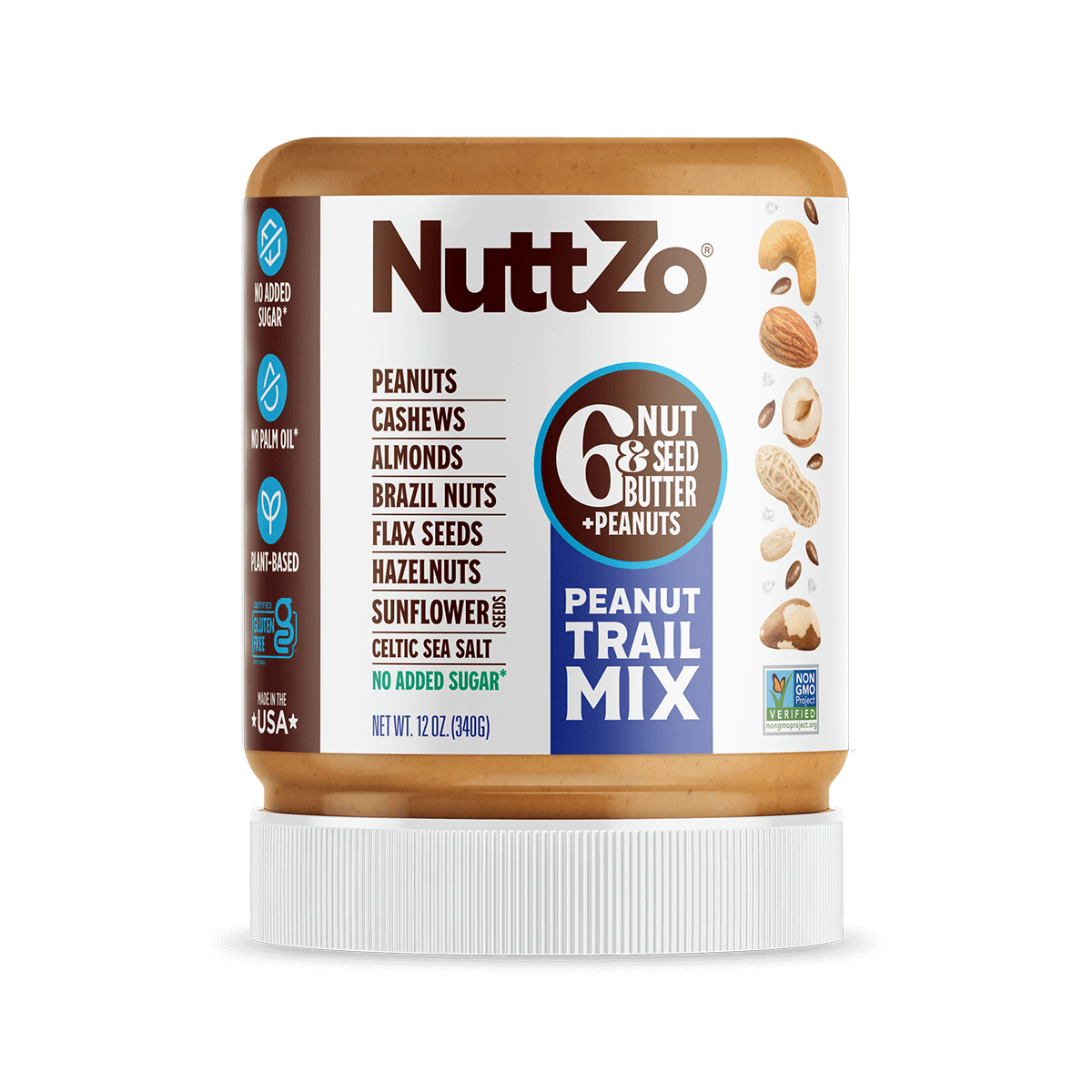12oz Natural Peanut Trail Mix (Formally 'Peanut Pro') NuttZo
